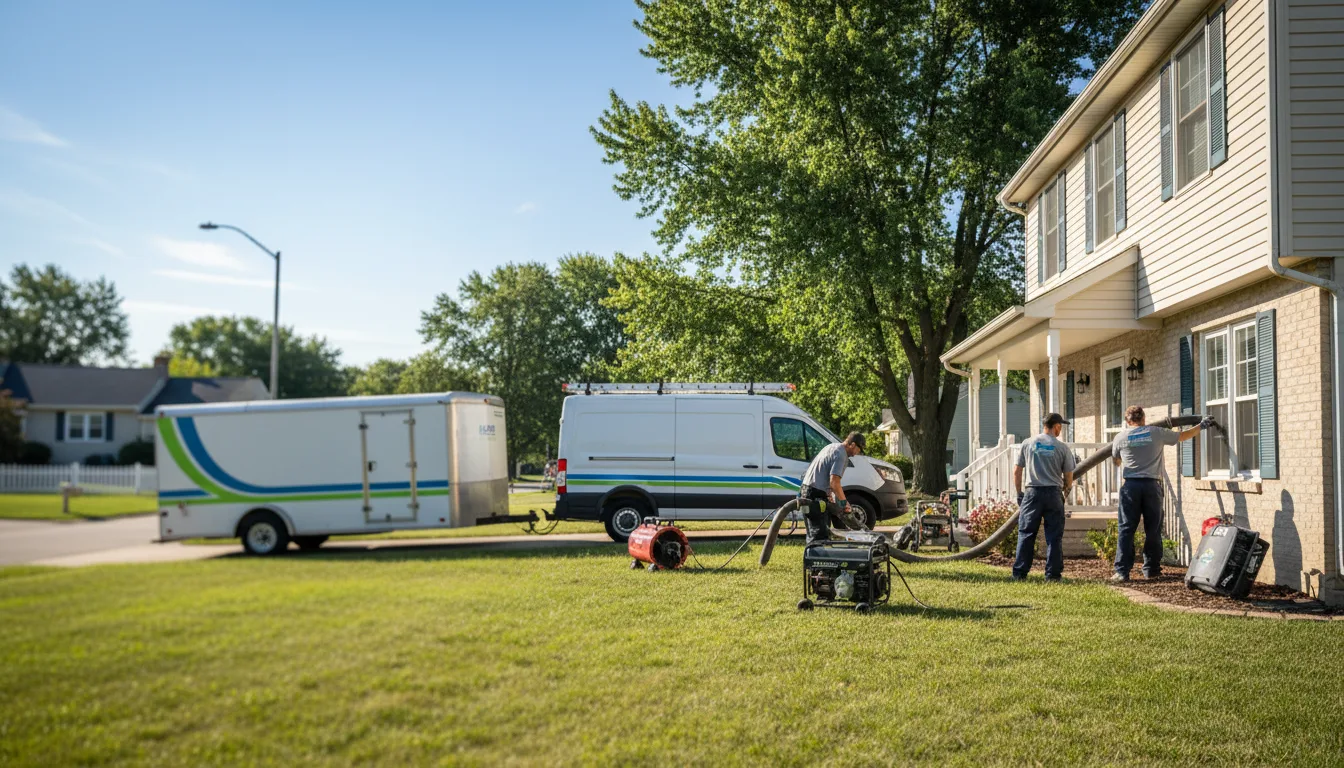 Flooded Basement Restoration And Cleanup With Repair in Lamoni, IA near me